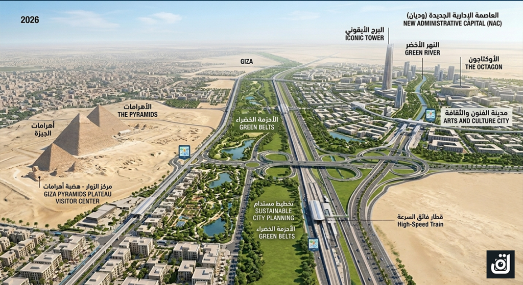 التكامل مع العاصمة الإدارية الجديدة