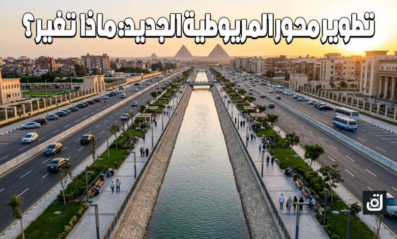 تطوير محور المريوطية الجديد