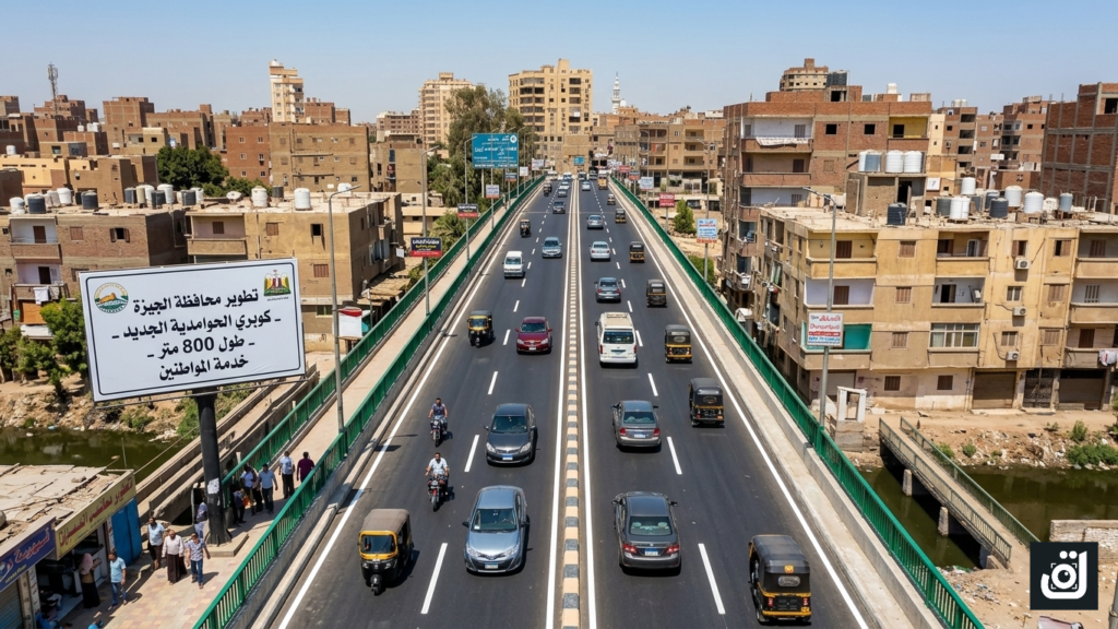 كوبري الحوامدية بعد التطوير