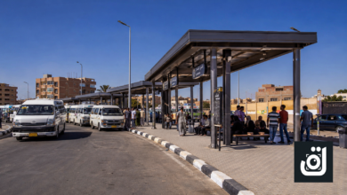 موقف حضاري جديد بمدينة أطفيح ضمن مشروعات تطوير المواصلات بمحافظة الجيزة